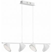 Wofi - led Deckenlampe Hängeleuchte Pendellampe Deckenleuchte Hängelampe Pendelleuchte, Memory Funktion dimmbar, 28W 3000K 2600lm 6596.04.06.9000