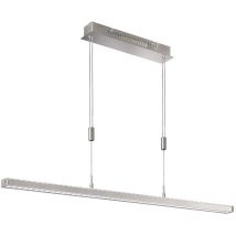 Led Pendelleuchte vitan Silber dimmbar & höhenverstellbar bis 150cm, b: 115cm
