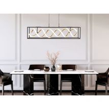 LED Pendelleuchte GIAN mit Fernbedienung dimmbar & Tageslicht, Breite 90cm