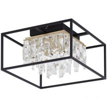 Lucande - led Plafonnier à intensité variable 'Kassi' en métal pour salon & salle à manger