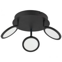 Lindby - led Plafonnier à intensité variable 'Manel' en métal pour salon & salle à manger