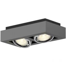 Plafonnier à intensité variable 'Ronka' en aluminium pour salon & salle à manger