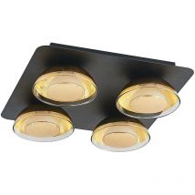 Lindby - Plafonnier 'Erin' en métal pour salon & salle à manger