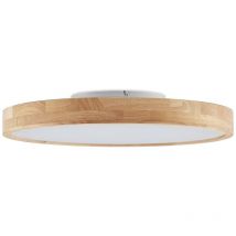 Lindby - led Plafonnier à intensité variable 'Lanira' en bois pour salon & salle à manger