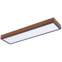 Lindby - led Plafonnier 'Laviona' en bois pour salon & salle à manger