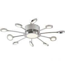 Lindby - led Plafonnier à intensité variable 'Meru' en métal pour salon & salle à manger