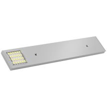 Réglette LED PowerSquare Alu 600 mm – Luminaire moderne en aluminium – Blanc chaud – Longueur, Flux lumineux, Couleur de la lumière, Largeur, Matières