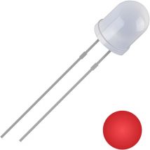 2111O172 led bedrahtet Rot Rund 5 mm 700 mcd 30 ° 20 mA 2 v - Quadrios