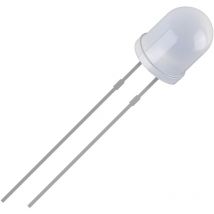 2111O167 led bedrahtet Weiß Rund 5 mm 2500 mcd 30 ° 20 mA 3 v - Quadrios