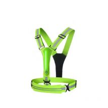 Rapanda - led sécurité Rechargeable usb, Gilet Réfléchissant Running à led pour Course à Pied, Gilet Velo Clignotant Rechargeable par usb, 3 Modes,