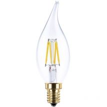 Segula 55206 LED CEE F (A - G) E14 forme de flamme coup de vent 3 W = 26 W blanc chaud (Ø x L) 35 mm x 112 mm 1 pc(s) S683592