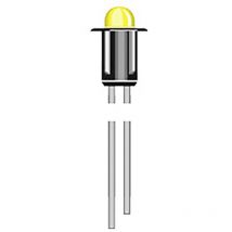 MD-302Y LED-Signalleuchte Gelb 2.1 v/dc 15 mcd - Oshino