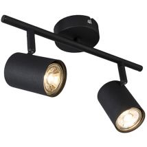 Jeana - led Smart Dimmable Spot plafond, plafonnierincl. wifi variateur inclus - 2 lumière - l 33 cm - Noir - Moderne - éclairage intérieur - Salon i