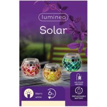 Led Solaire Design Mosaïque 9cm Couleurs Variées 894596