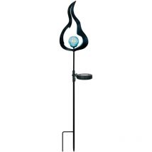 Led Solar Bodenspieß Vintage Flamme blau GL1008EZ-K0-R