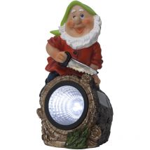 Solar-Figur Gnomy, Holzfäller - Star Trading