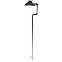 Led Solar Outdoor Lamp Garden Path Illuminazione Ground Spike Plug Luminaire Antique Black harms 507097