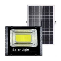 LED-Solarstrahler für den Außenbereich mit Solarpanel, 100 w. Ultraheller Fluter mit IP66-Schutz. Außen-Solarlampe für Gärten, Türen, Innenhöfe,