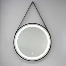 Led Spiegel 100X70 Mit Vergrösserungslinse Und Digitaler Uhr Touch System