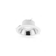 Foco empotrable led AC220/240V 25W 2150lm 38° Blanco/Plata IP20 Ø230mm - Blanco día 6000K perforación Ø200mm