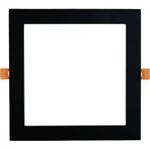 Mcled - Led Spot - Einbaustrahler 21W 3000K warmweiß ohne Led-Punkte - Led Deckenspot 225x225mm, schwarz 230V