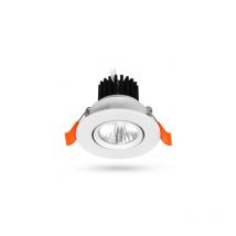 Foco led empotrable orientable AC220/240V 5W 450lm 30° IP40/20 IK05 Ø68mm - Blanco cálido 3000K taladro Ø55mm
