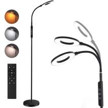 Led Stehlampe Stehleuchte mit Fernbedienung Dimmbar 12W Leselampe