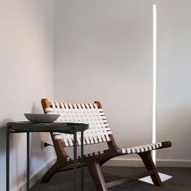 Gebraucht] Just Light Stehlampe Leuchte Led Stahl Lampe Bella Touchdimmer Gerade Eckig B-Ware