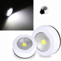 Led-Strahler Mit Aaa-Batteriebetrieb Und Selbstklebender Rückseite Für Werkstattschrank, Weiß, Für Zuhause