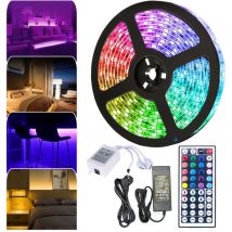 Swanew - 1M led Streifen set , led Strip 30 LEDs, led not wasserdicht(IP20), mit 44 Tasten Fernbedienung