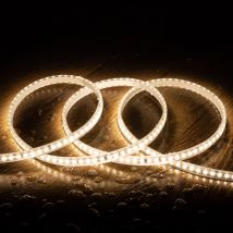 LED-Streifenrolle Dimmbar 220V SMD2835 60LEDs/m 500 lm/m Breite 12mm 50m IP65 Neutralweiß