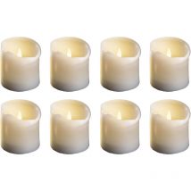 8x Novaliv LED-Kerze Echtwachskerzen