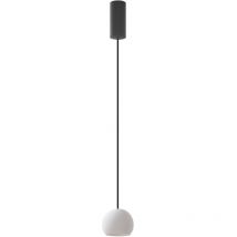 Lucande - led Suspension 'Darkorin' en plâtre pour salon & salle à manger