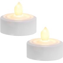 Star Trading led Teelicht ,Paulo', 2er-Set, mit Timer