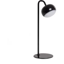 Efectoled - led- Tischlampe aus Metall 3W mit wiederaufladbarem USB-Akku Tunja Schwarz