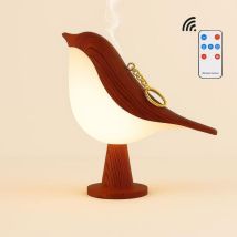 Led-tischlampe Vogel Touch Wireless - Nachtlicht Tricolor, Usb Wiederaufladbar – Geschenk Dekoration Schlafzimmer Tisch Büro