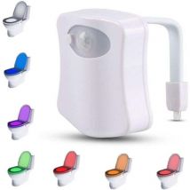 LED-Toilettenlicht / Bewegungsmelder Toiletten- und Badezimmerlicht / Nachtlicht mit 16 verschiedenen Farben