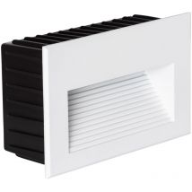 LED-Wandeinbauleuchte Aussen 5W Weiss Goethe Horizon 2700K Warmweiß