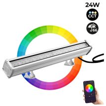 LED Wandfluter RGB+CCT 24W RF/WiFi Steuerung Mi Light