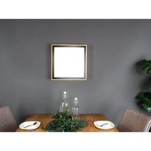 Led Wandleuchte solstar für Wand & Decke Holzdesign, Quadrat 28x28cm