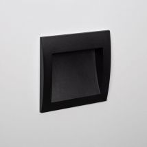 Efectoled - LED-Wegeleuchte Außen 4W Einbau Rechteckig Schwarz Natt 2700K Warmweiß