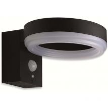OPTONICA LED-Wegeleuchte 9340 Solar-Wandleuchte, 6 W, mit Bewegungsmelder
