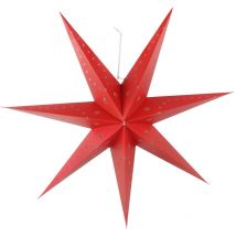 Harms - led Hänge Lampe Papier Stern x-mas Dielen Weihnachts Deko Strahler rot