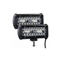 Readcly - led Work Light 12V 120W 7'' Car led Spotlight Waterproof IP67 Spot Flood Fog Lights led Work Lights for Car Truck Tractor suv Boat(2 pcs)