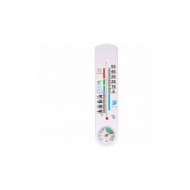 Zorei - Termometro Igrometro Analogico Giardino In Plastica -40°C--+50°C 23X5cm