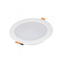 Faretto Led Da Incasso Rotondo 9W 900LM Neutro 4000K Diametro 120mm Montaggio 2 In 1 Da Plafone e Da Incasso
