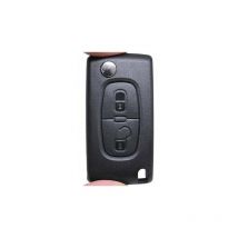 Iperchiavi - Guscio Chiave Telecomando 2 Tasti Con Lama VA2 Batteria Su Circuito Senza Transponder Per Peugeot Citroen Berlingo Fiat Scudo