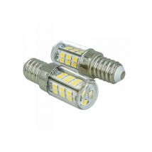 2 Pezzi Lampade Led E14 dc 12V 24V 4W Bianco Freddo 6000K 27 Smd 2835
