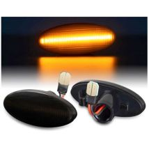 Carall - Kit Freccia Laterale a Led Side Marker Dinamica Lente Fume Per Opel Vectra b 1995-2002 Resistenza Inclusa