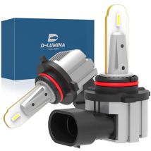 Carall - Lampada Led HB4 9006 12V 20W Fendinebbia IP65 Bianco 6000K 2000LM 360 Gradi Canbus Slim